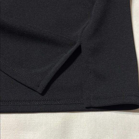 Black Boxy Blouse with Embellished Brooch included - Picture 8 of 9